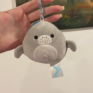 3.5” Clip On Matt the Manatee Squishmallow Brand New With Tags USA Exclusive